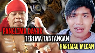 PANGLIMA DAYAK TERIMA TANTANGAN HARIMAU MEDAN [upl. by Foote531]