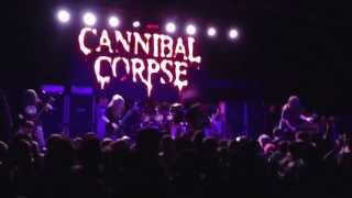 Cannibal Corpse  Jeff Hanneman tribute Hammer Smashed Face live [upl. by Jobyna46]