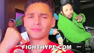 RYAN GARCIA REACTS TO GERVONTA DAVIS IN A WHEELCHAIR SENDS HIM quotSTAY FOCUSEDquot MESSAGE [upl. by Rahas426]