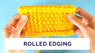 Take advantage of the natural curling of stockinette stitch [upl. by Girish421]