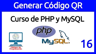 16 Generar Código QR en PHP [upl. by Neevan27]