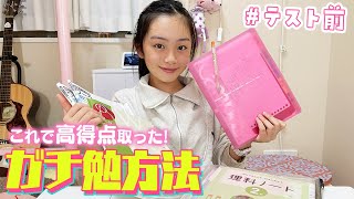 【勉強法】中学2年テスト前のガチ勉方法教えます✍️これでテストで高得点取れました💯 [upl. by Karwan916]