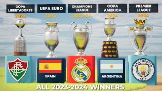 The Winners Of Every Football Competitions 20232024 [upl. by Eronaele]