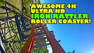 Iron Rattler at Six Flags Fiesta Texas [upl. by Epps]