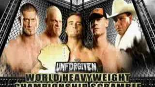 WWE  World Championship Scramble at Unforgiven [upl. by Robinette]