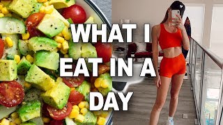 WHAT I EAT IN A DAY on the go [upl. by Calmas]