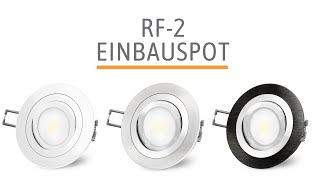 SSCLUXon  RF2 Einbaustrahler flach amp schwenkbar inkl LED GU10  Produktvorschau [upl. by Lipps]