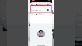 Como activar o desactivar ventanas emergentes popups en iPhone [upl. by Yleek]