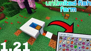 make the easiest automatic fish farm in Minecraft [upl. by Sierra593]