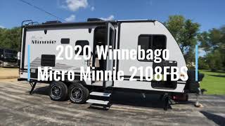 2020 Winnebago Micro Minnie 2108FBS at Winnebago Motor Homes in Rockford IL [upl. by Evets93]