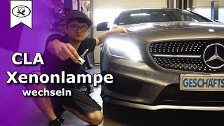 MB CLA Xenonlampe wechseln  Change xenon lamp  VitjaWolf  Tutorial  HD [upl. by Ramses]