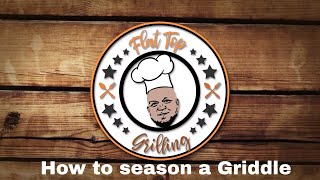 HOW TO SEASON A BLACKSTONE GRIDDLE  How to season a Griddle  How to season a Flat Top [upl. by Rellim]