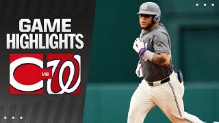 Reds vs Nationals Game Highlights 72024  MLB Highlights [upl. by Titos]