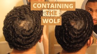 SIMPLE HOW TO LAY YOuR WAVES BACK DOWN WHILE WOLFING [upl. by Coraline541]