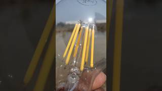 filament led bulbelectrical short videoshort virallamp filament leb bulbfilament fancy light [upl. by Arriec]