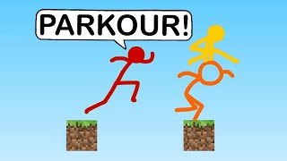 I voiced over Alan Beckers Parkour  Animation vs Minecraft Shorts Ep 22 [upl. by Hausmann]