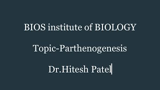 STD 12 video 21 Parthenogenesis and Poly embryony [upl. by Arrait]