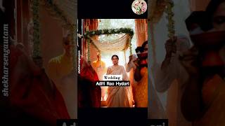 Aditi Rao Hydari wedding shekharsengautam wedding bollywood celebrity shorts [upl. by Sasnak]