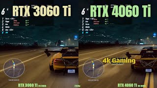 RTX 3060ti vs RTX 4060ti  4k Gaming [upl. by Nitsyrc]