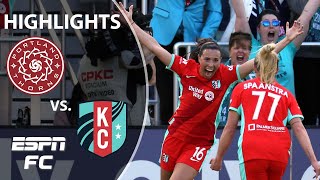 Kansas City Current vs Portland Thorns  NWSL Highlights  ESPN FC [upl. by Schug798]