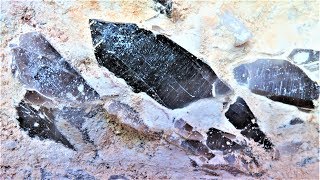 Digging Pockets of Smoky Quartz Crystals in an Abandoned Quarry  Liz Kreate [upl. by Dnomsad]