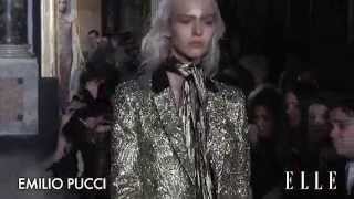 Emilio Pucci Milan Fashion Week otoño invierno 20142015  Elle España [upl. by Ttenna243]