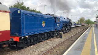 Testing of two LNER GIANTS OF STEAM Locomotives featuring 60532 Blue Peter amp 60163 Tornado [upl. by Kisung]