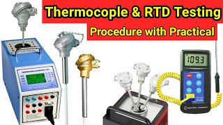 Thermocouple and Rtd Testing Procedure  How to testing Thermocouple  Thermocouple and Rtd in Hindi [upl. by Henriques]