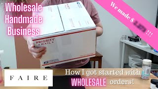 How to start SELLING WHOLESALE 2024  Handmade Business  Faire  Soap and Beauty Products [upl. by Millar]