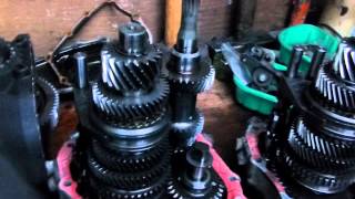 vauxhall zafira 16 16v petrol F17 gearbox transmission part 1 of 4 [upl. by Notxed626]