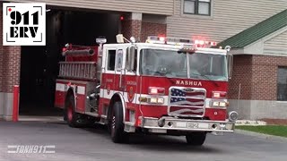 Nashua Fire Rescue Engine 2 Responding [upl. by Llacam]