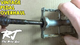 How To Overhaul Vintage SchwinnAtom 440 Bike Pedals  CleanLubeNew Bearings [upl. by Navar]