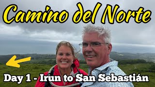 Starting the Camino del Norte  Stage 1 Irun to San Sebastián  Camino Northern Route [upl. by Rogerson]