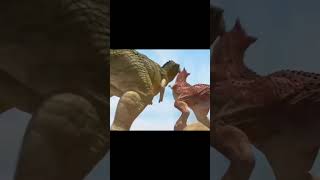 Carnotaurus VS T Rex Battle Scene dinosaurs [upl. by Irneh439]