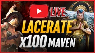 x100 Maven🔴LACERATE Gladiator Build PoE 325 [upl. by Egroj310]