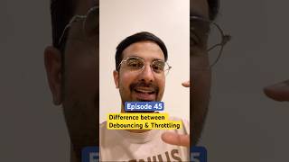 Debouncing aur Throttling me difference kya hai 🤩 reactjstutorial [upl. by Ayouqes]