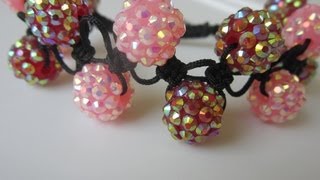 Shamballa Bracelet DIY [upl. by Vizza]