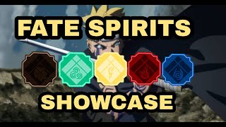 ALL FATE SPIRIT SHOWCASE IN SHINDO LIFE Ember Dunes Haze Nimbus ObeliskRoblox [upl. by Aidnic416]