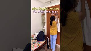 hostel edition evening routine Ft MBBS internship  medico hostellife [upl. by Yancy]