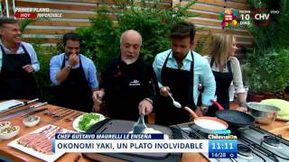 Aprende a cocinar Okonomi Yaki con Gustavo Maurelli Parte 1 [upl. by Christean660]