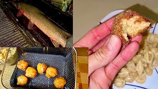 Alligator Gar fish clean and cook Amazing simple gar ball recipe [upl. by Fotinas395]