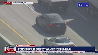 California police chase BMW hits 150 mph trying to escape from officers  LiveNOW from FOX [upl. by Zenda915]