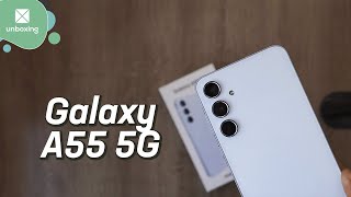 Samsung Galaxy A55 5G  Unboxing en español [upl. by Seta384]