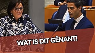 Snoeiharde CLASH tussen Jetten amp partij Omtzigt over NOODWET Faber Wat is dit gênant [upl. by Hamlen475]