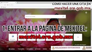 Cómo hacer una cita en MEXITEL [upl. by Cousin]