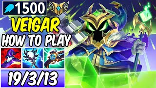 HOW TO PLAY VEIGAR  1500 AP BURST  Best Build amp Runes  Diamond Player Guide  League of Legends [upl. by Erme605]