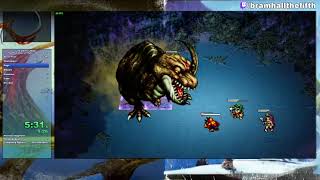 Live A Live Oersted Boss Rush Speedrun [upl. by Lilahk]