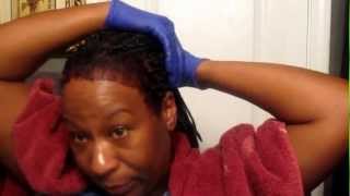 Dying My Gray Hair With Box Braids [upl. by Aknaib]