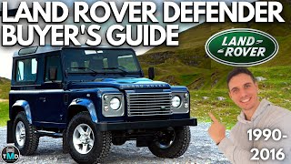 Land Rover Defender 90110 Buyers guide 19902016 Avoid buying a broken Defender Tdi TD5 V8 [upl. by Suirrad880]