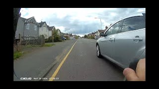 OV12XTR Ford Fiesta driver close pass of cyclist Essex Police result Course or Conditional Offer [upl. by Zizaludba962]